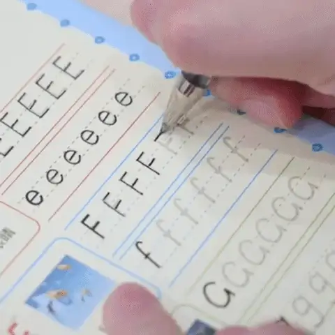 4-in-1 Magic Practice Book in action
